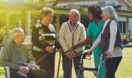 Gemeinsame Aktivität in der Tagespflege